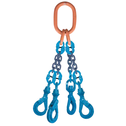 4-Strang Anschlagkette GK10 mit Wirbelhaken