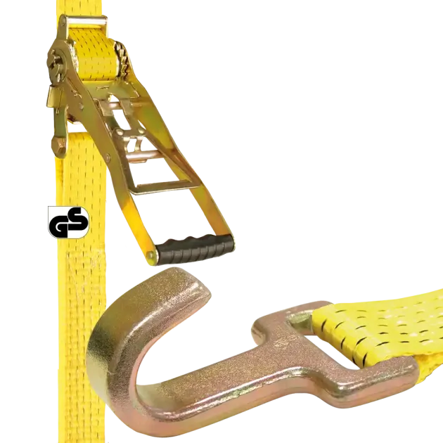 Zurrgurt ZG50LHFH mit Flachhaken und Langhebelratsche