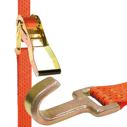 Zurrgurt ZG50WFH wasserabweisend mit Flachhaken